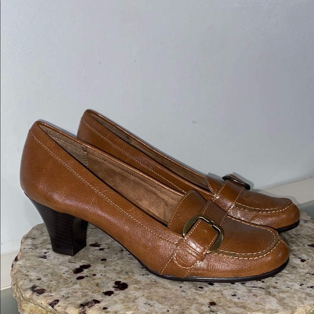 A2 By Aerosoles Brown Heels